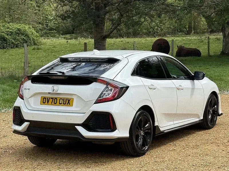 Used Honda Civic Sport 126 HP (92 kW) 2020 White Hatchback