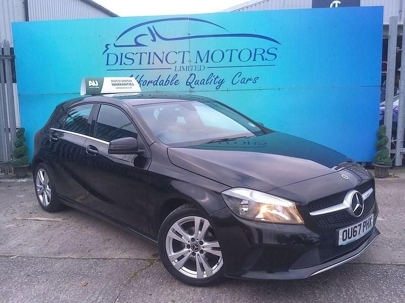 Black Used 2017 Mercedes A180 Hatchback | £9,949 (Good price) - Image 1/4
