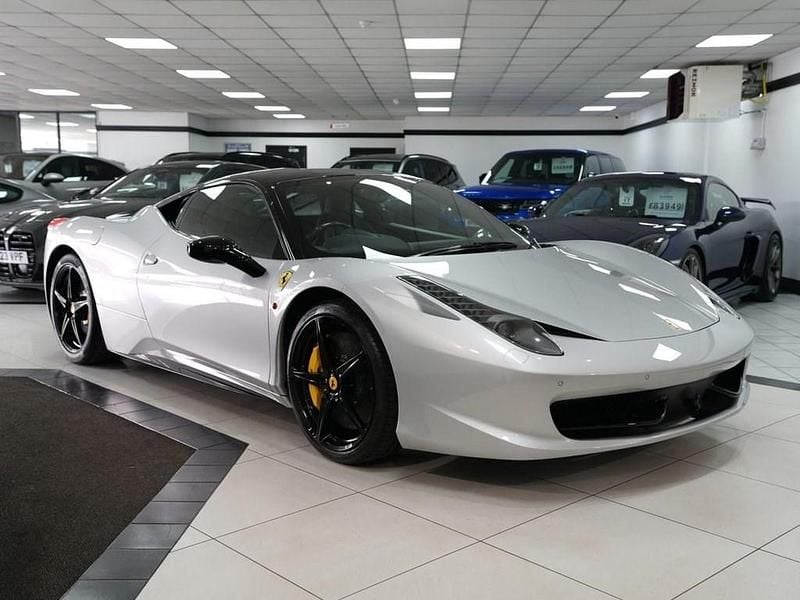 Used Ferrari 458 570 HP (419 kW) 2011 Silver Coupe