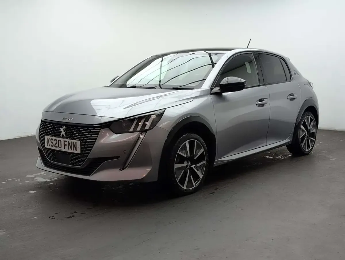 Used Peugeot e-208 GT-line 100 kW (136 HP) 2020 Grey Hatchback
