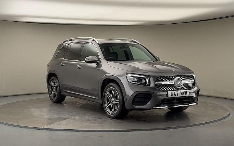 Mountain grey Used 2021 Mercedes GLB200 AMG line SUV | £25,850 (Fair price) - Image 1/4