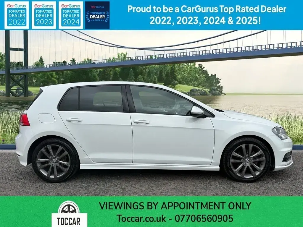 Used VW Golf VII R-line 2016 White Hatchback