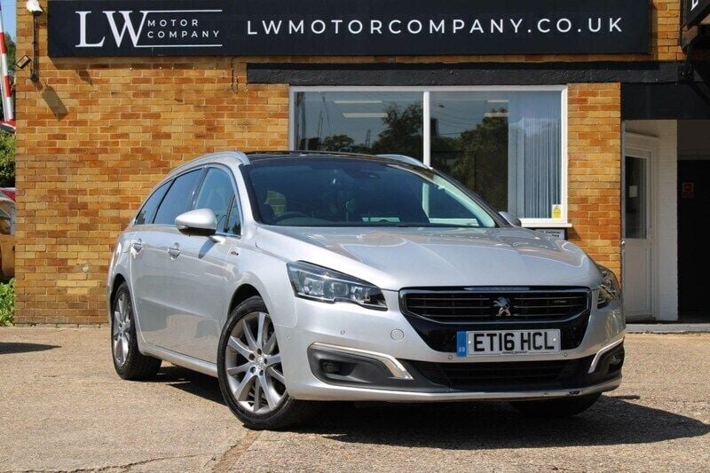 Silver Used 2016 Peugeot 508 GT-line Estate | £7,895 (Fair price) - Image 1/4