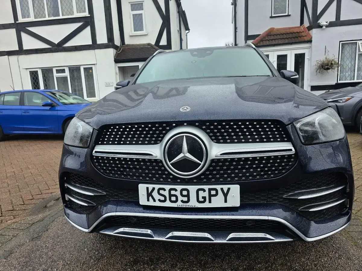 Used Mercedes GLE400 AMG Line Premium Plus 325 HP (239 kW) 2019 Blue SUV