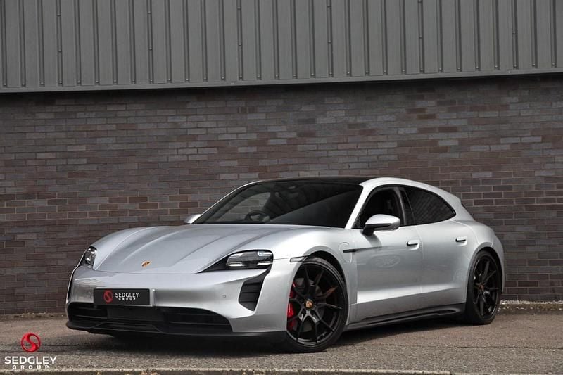 Used Porsche Taycan Performance Package 11 kW (15 HP) 2022 Silver Sedan