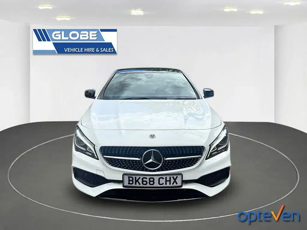 Used Mercedes CLA220 AMG line 2018 White Coupe