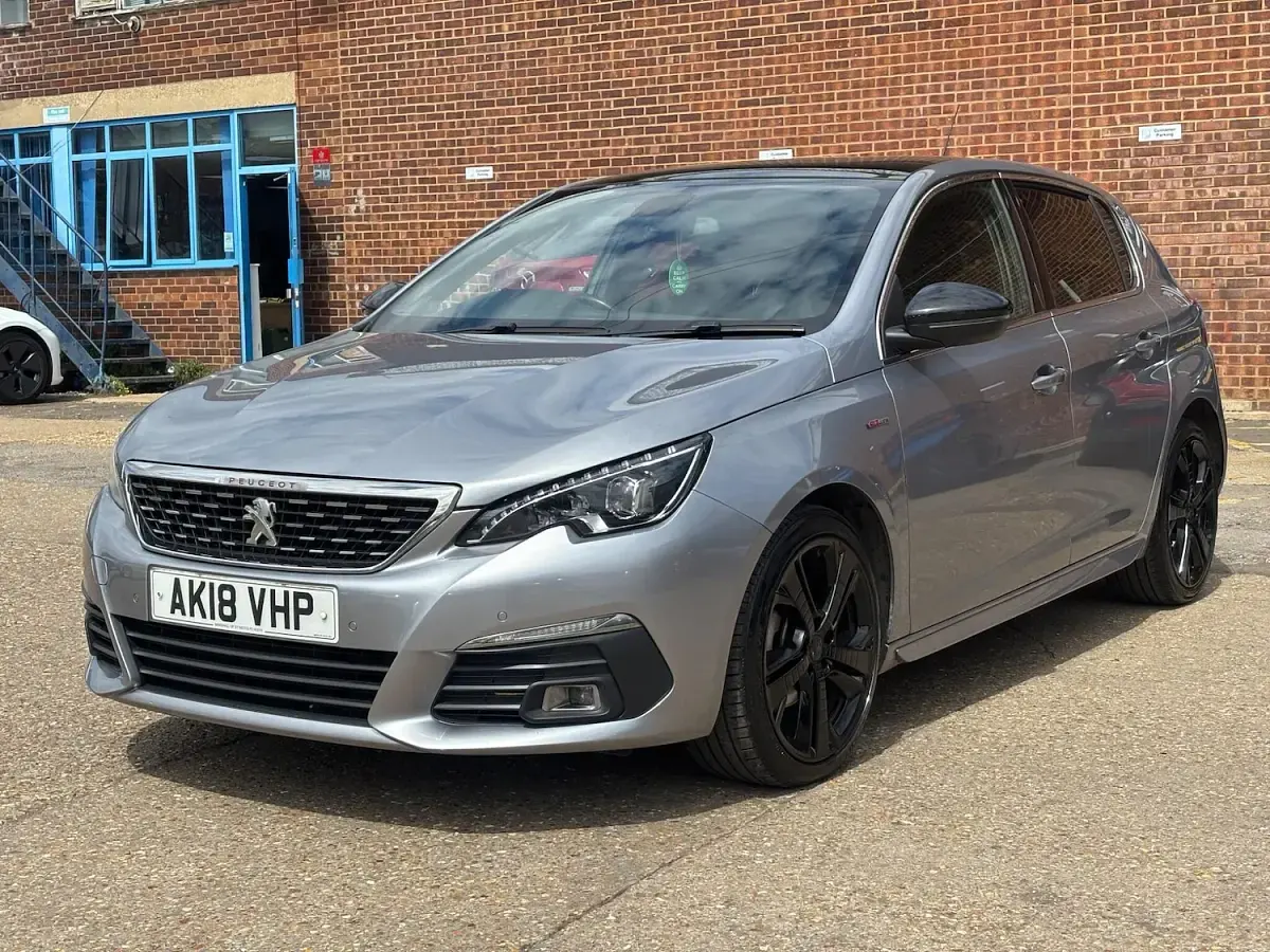 Used Peugeot 308 GT-line 130 HP (95 kW) 2018 Grey Hatchback