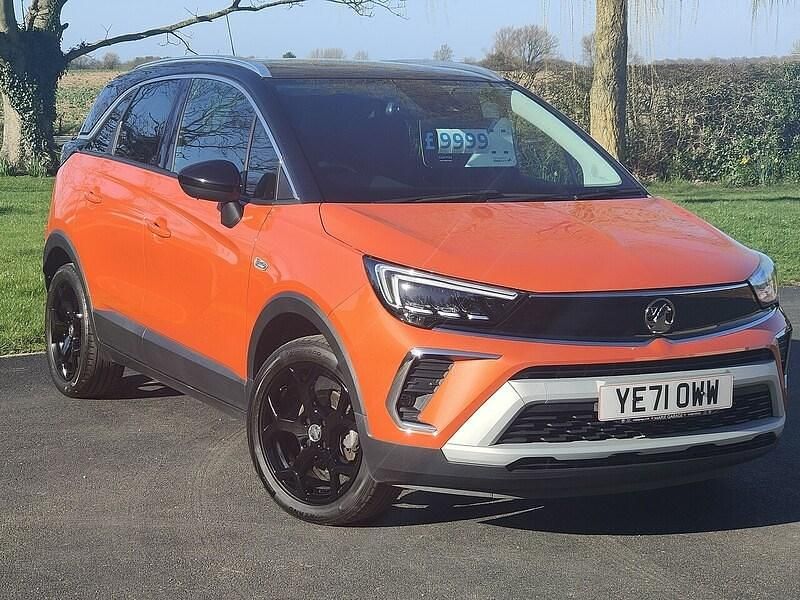 Used Vauxhall Crossland SRi 130 HP (95 kW) 2021 Orange SUV
