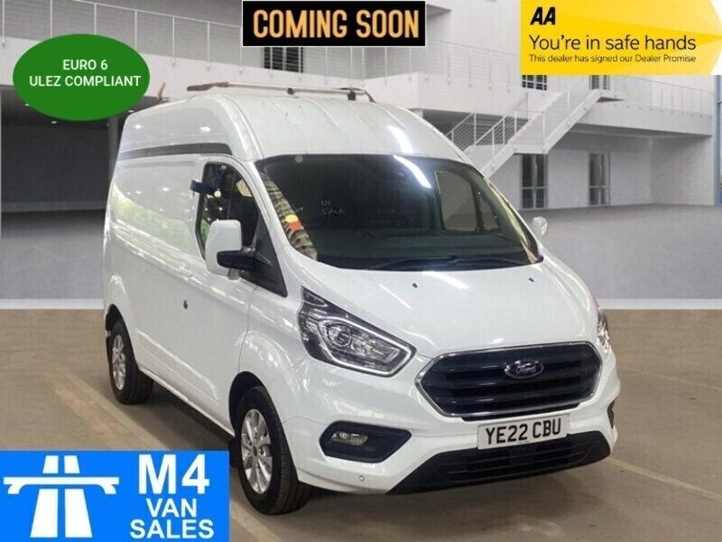 White Used 2022 Ford Transit Custom Limited Van | £20,995 (A bit pricey) - Image 1/1