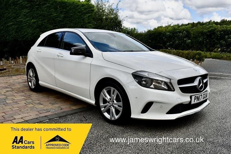 White Used 2017 Mercedes A180 Executive Hatchback | £11,427 (Good price) - Image 1/4