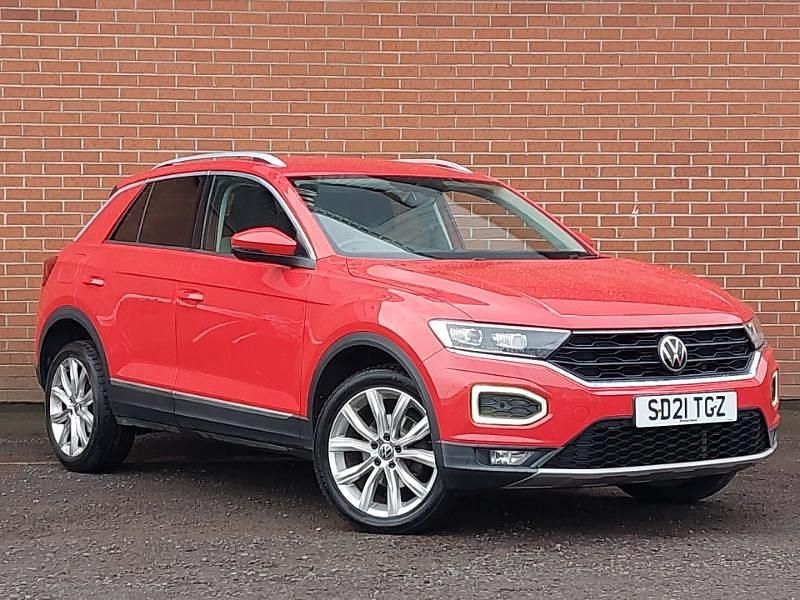 Used VW T-Roc SEL 150 HP (110 kW) 2021 Red SUV