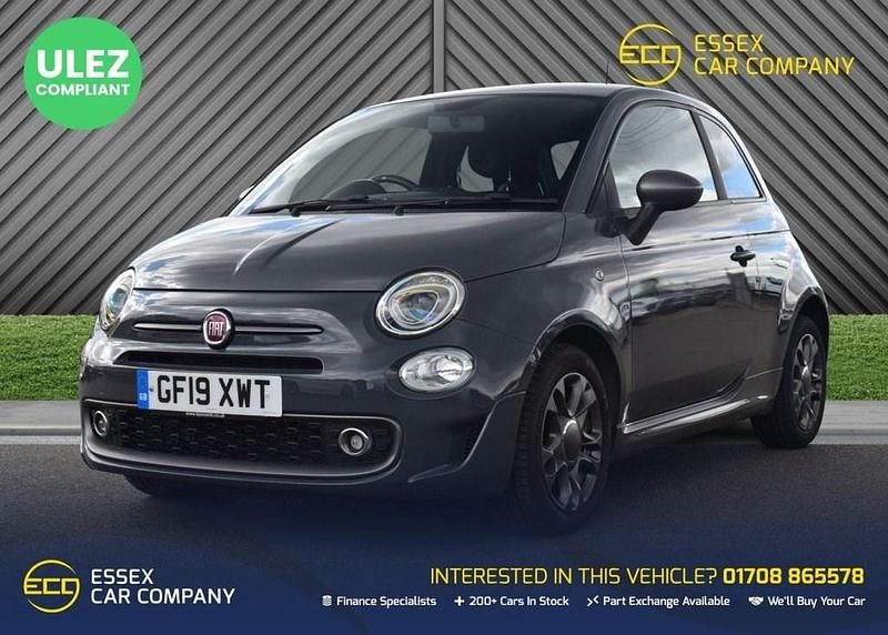 Grey Used 2019 Fiat 500 S Hatchback | £8,900 (A bit pricey) - Image 1/4