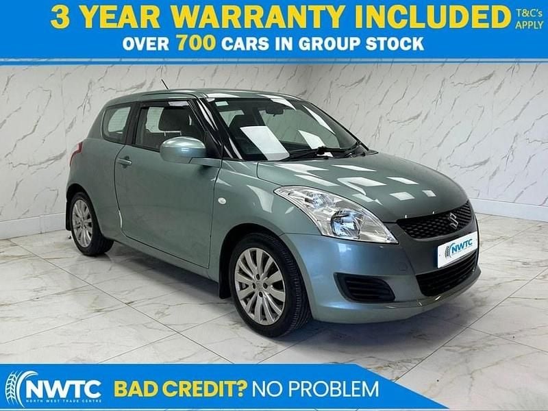 Green Used 2012 Suzuki Swift SZ3 Hatchback | £4,695 (Fair price) - Image 1/4