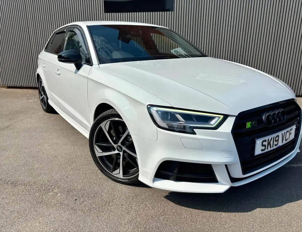 Used Audi S3 Sportback Black Edition 2019 White Hatchback