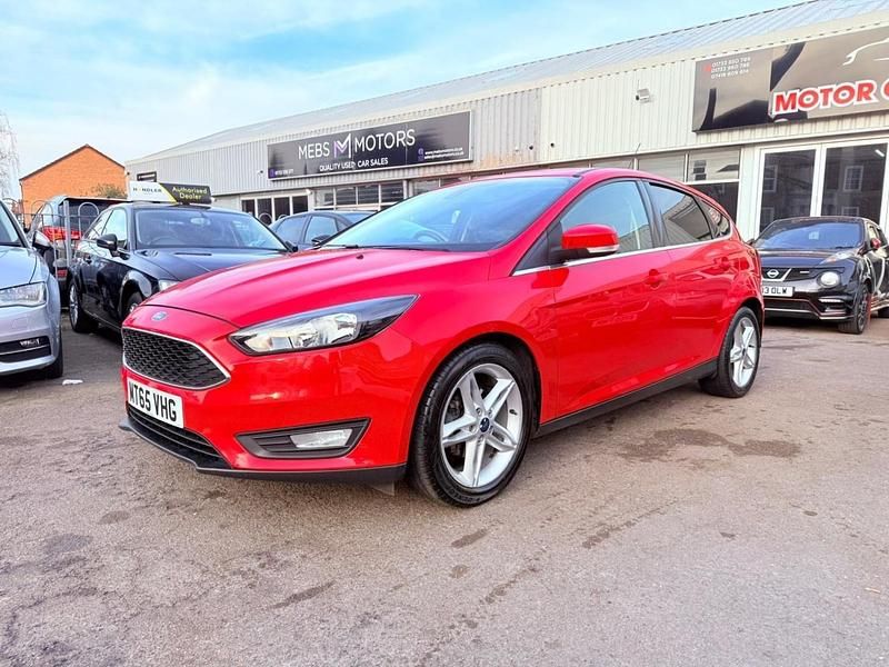 Red Used 2015 Ford Focus Zetec Hatchback | £5,975 (Fair price) - Image 1/4