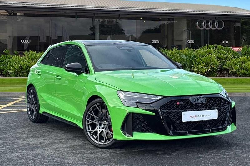 Used Audi RS3 Sportback Performance 400 HP (294 kW) 2026 Green Hatchback