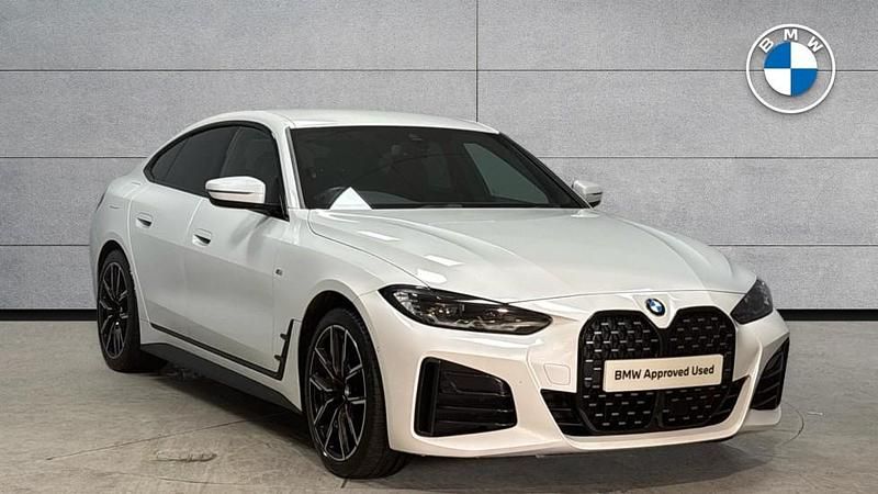 White Used 2022 BMW 420 Gran Coupé M Sport Coupe | £28,995 (Good price) - Image 1/4