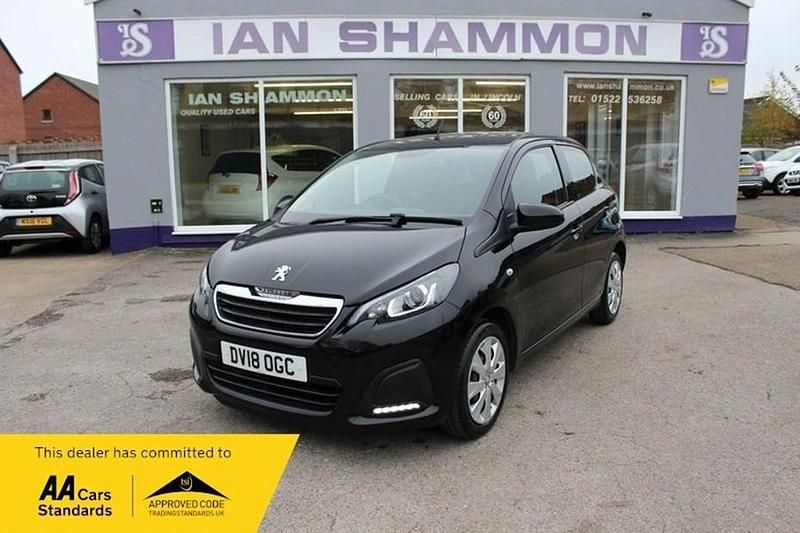 Black Used 2018 Peugeot 108 Active Hatchback | £5,995 (Fair price) - Image 1/1