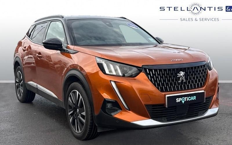 Orange Used 2020 Peugeot 2008 GT-line SUV | £12,749 (Fair price) - Image 1/3