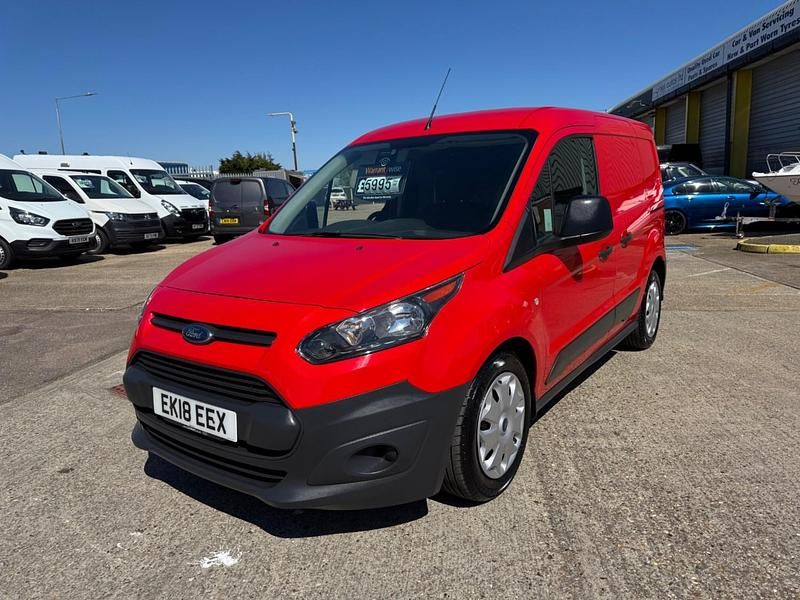 Used Ford Transit Connect 75 HP (55 kW) 2018 Red MPV
