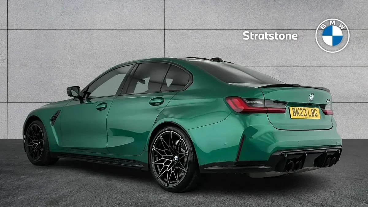 Begagnad BMW M3 Competition Edition 503 HK (369 kW) 2023 Grön