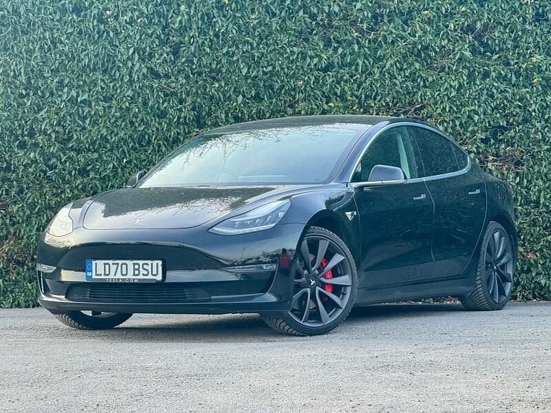 Used Tesla Model 3 Performance 461 kW (627 HP) 2020 Black Sedan