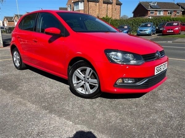Red Used 2017 VW Polo Edition Hatchback | £8,795 (Good price) - Image 1/1