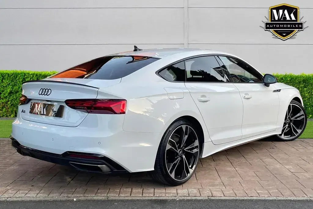 Used Audi A5 Sportback Black Edition 2022 White Hatchback