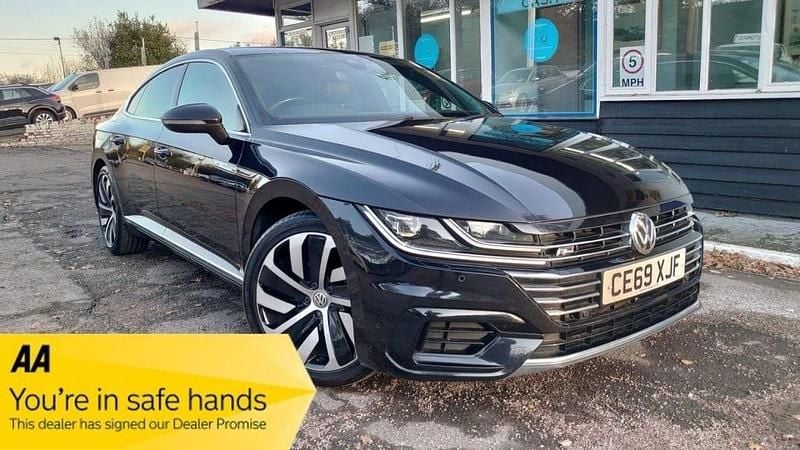 Used VW Arteon R-line 190 HP (139 kW) 2019 Black Hatchback
