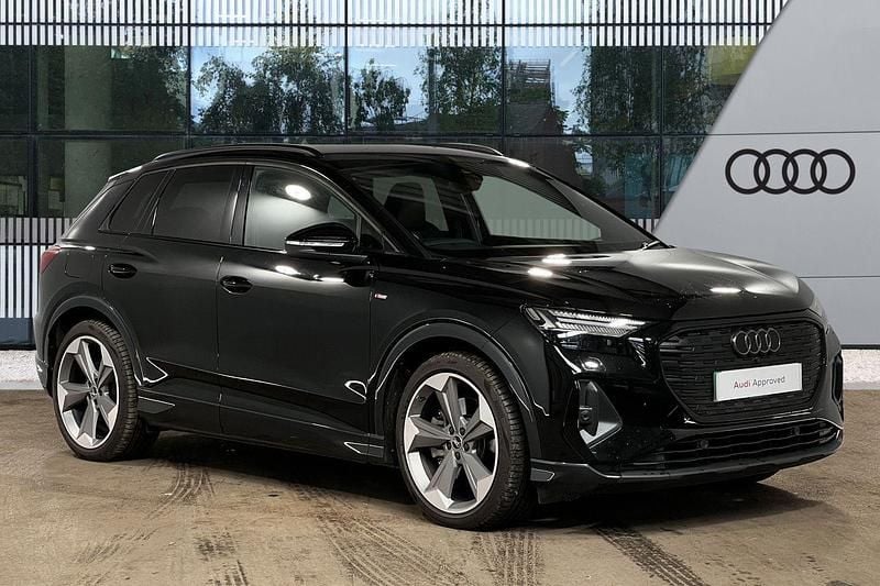 Black Used 2024 Audi Q4 e-tron Black Edition SUV | £39,999 (Expensive) - Image 1/4