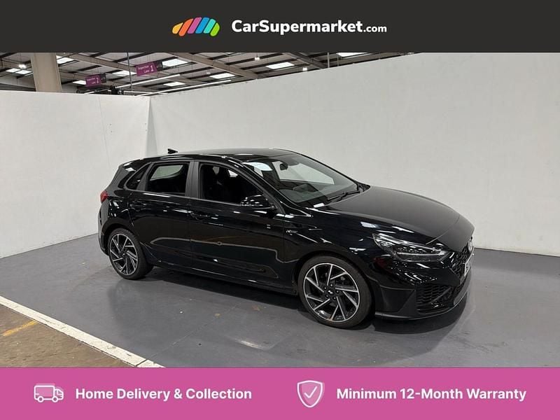 Black Used 2022 Hyundai i30 N Line Hatchback | £15,676 (Fair price) - Image 1/4