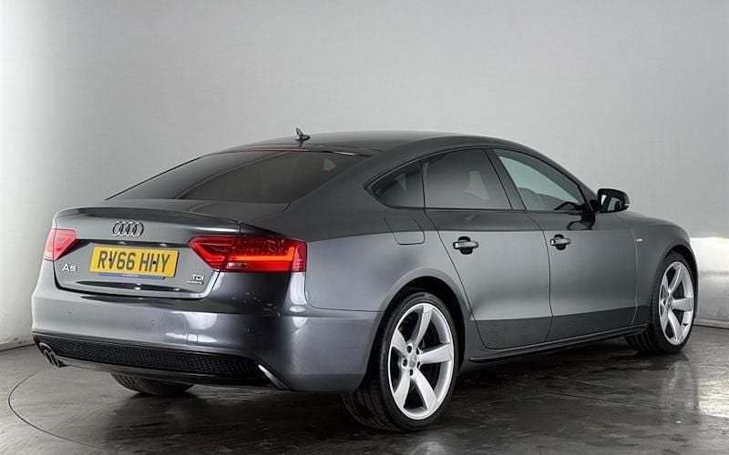 Used Audi A5 Sportback Black Edition 190 HP (139 kW) 2015 Grey Hatchback