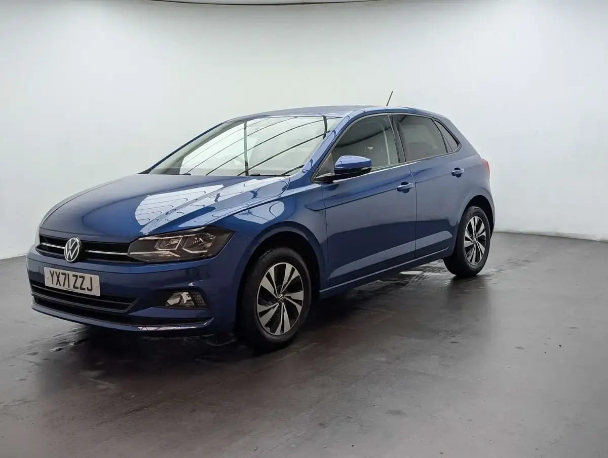Used VW Polo Match 95 HP (69 kW) 2021 Blue Hatchback