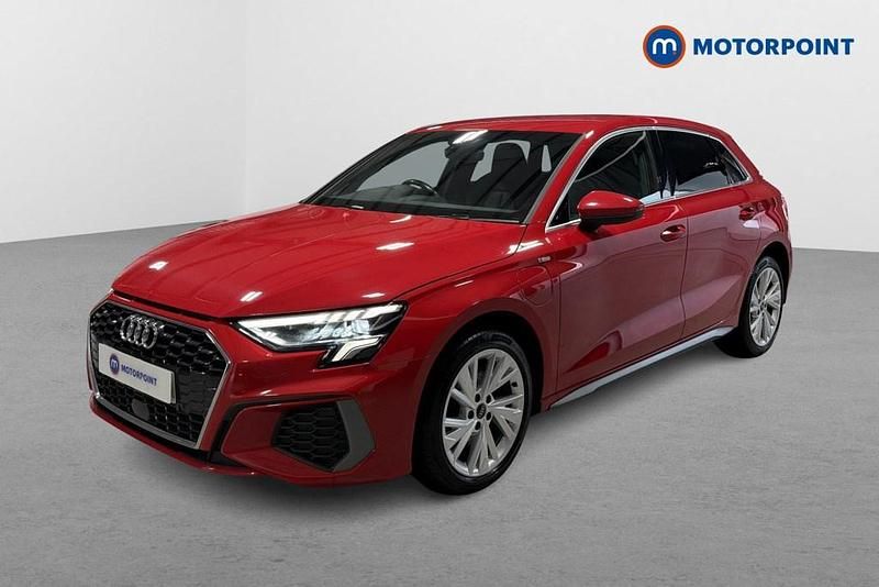 Used Audi A3 e-tron S-Line 2025 Red Hatchback