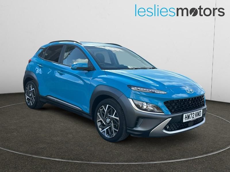Blue Used 2022 Hyundai Kona Premium SUV | £17,499 (Fair price) - Image 1/3