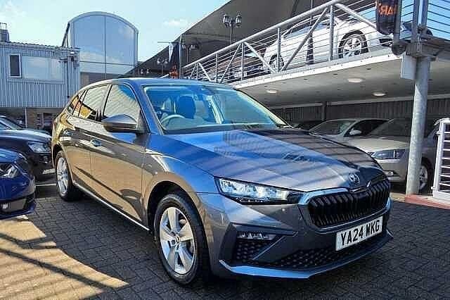 Graphite grey Used 2024 Skoda Scala SE Hatchback | £16,480 (Fair price) - Image 1/4