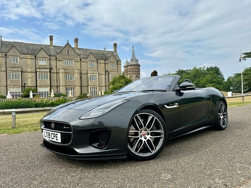 Storm grey Used 2019 Jaguar F-Type R-Dynamic Cabriolet | £38,995 (Fair price) - Image 1/3