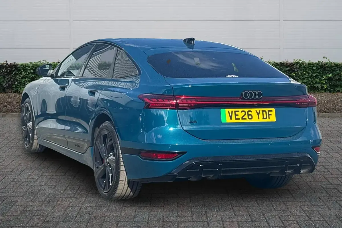 New Audi A6 e-tron Performance 269 kW (367 HP) 2026 Malpelo blue, metallic Hatchback