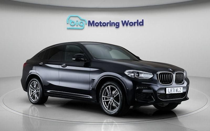Black Used 2021 BMW X4 M Sport SUV | £29,200 (Good price) - Image 1/4