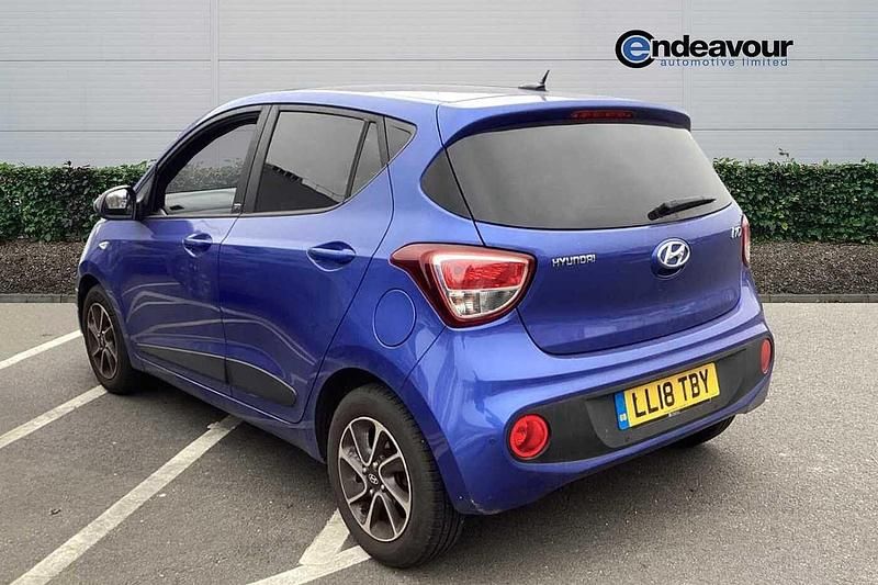 Used Hyundai i10 GO! 66 HP (48 kW) 2018 Blue Hatchback