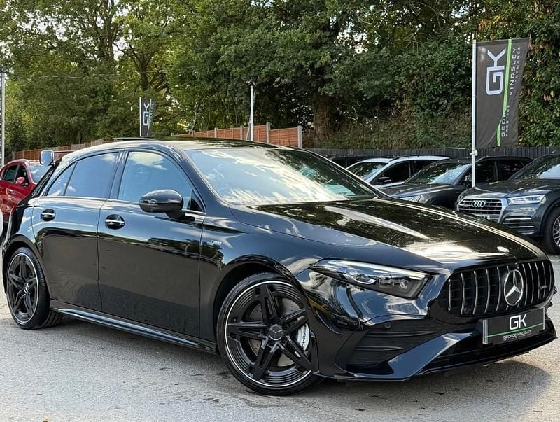 Black Used 2024 Mercedes A35 AMG Premium Plus Hatchback | £37,995 (Expensive) - Image 1/4