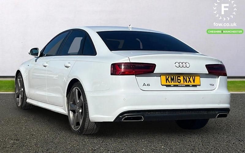 Used Audi A6 Black Edition 219 HP (161 kW) 2016 White Sedan
