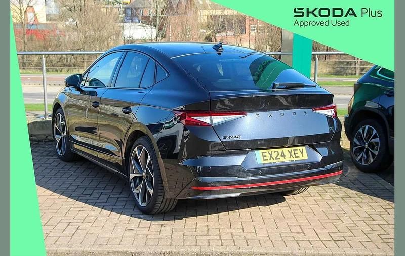 Used Skoda Enyaq iV vRS 219 kW (299 HP) 2024 Black SUV
