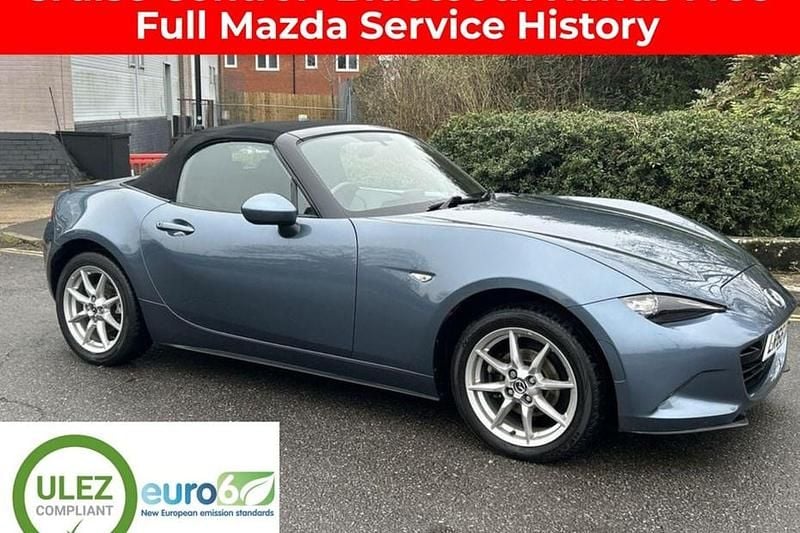 Used Mazda MX5 131 HP (96 kW) 2016 Blue Cabriolet