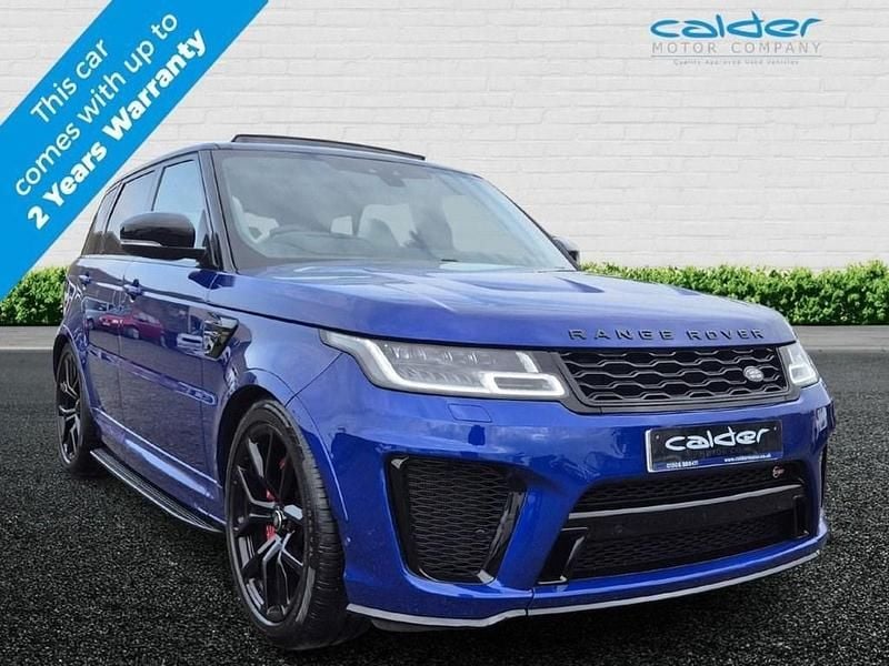 Blue Used 2019 Land Rover Range Rover Sport SVR SUV | £45,995 (Fair price) - Image 1/4