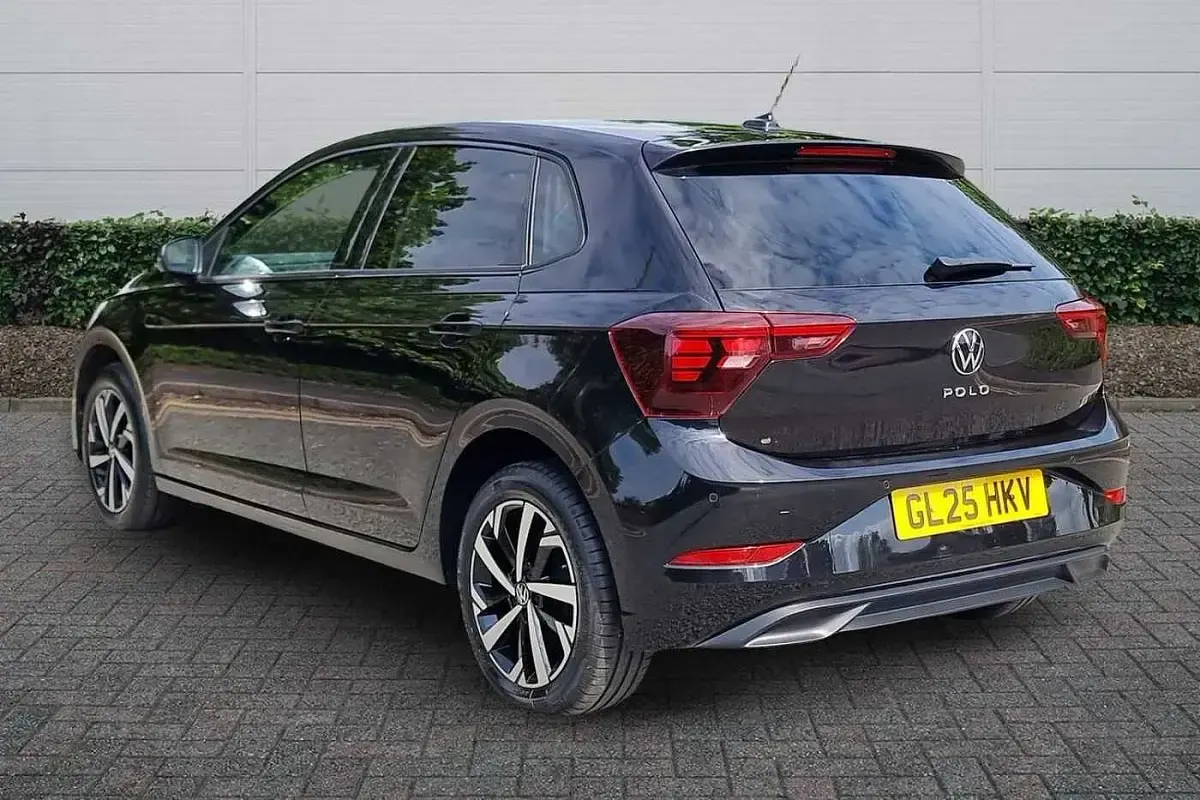 Used VW Polo Match 95 HP (69 kW) 2025 Black Hatchback