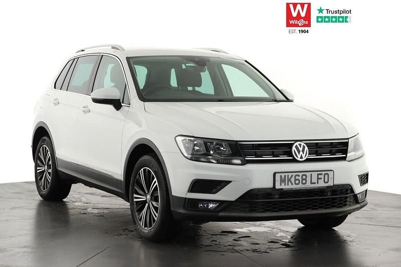 White Used 2018 VW Tiguan SE SUV | £17,499 (Super price) - Image 1/4