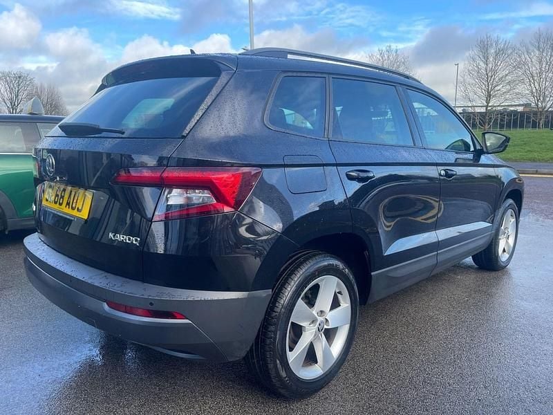 Used Skoda Karoq SE 116 HP (85 kW) 2018 Black SUV