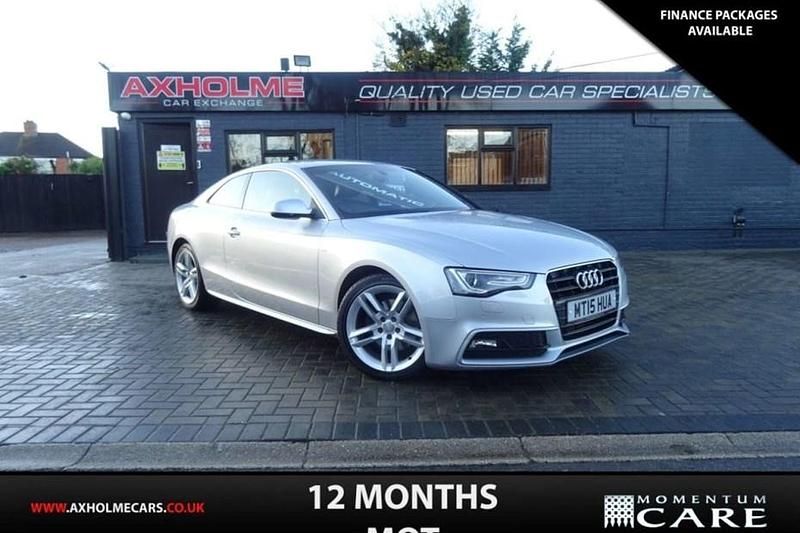 Silver Used 2015 Audi A5 S-Line Coupe | £8,495 (Good price) - Image 1/1