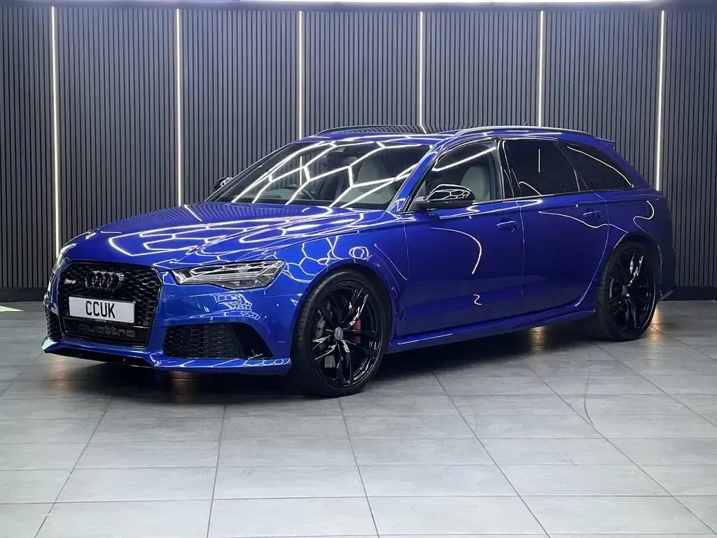 Used Audi RS6 Performance 605 HP (444 kW) 2017 Blue Estate